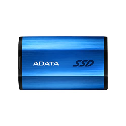 ADATA SE800 - 512 GB, externe Solid-State-Drive mit USB 3.2 Gen.2 Typ-C, 2.5 Zoll, blau von ADATA