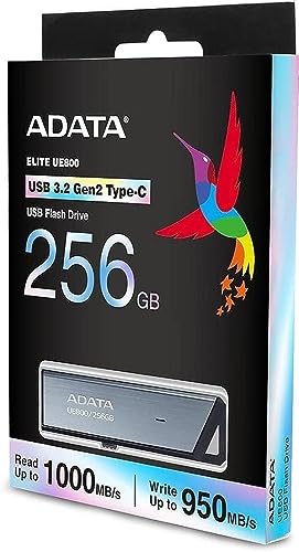 ADATA USB 256GB UE800 SI 3.2 USB Typ C Interface USB 3.2 Gen 2 von ADATA