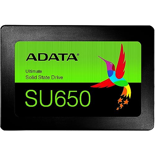 ADATA Ultimate SU650 960GB 2,5 Zoll Solid State Drive Festplatte, schwarz von ADATA