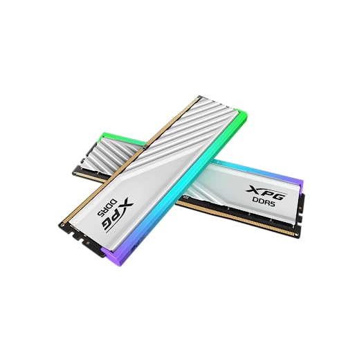 Adata DIMM 32 GB DDR5-6000 (2X 16 GB) Dual-Kit (weiß, AX5U6000C4816G-DTLABWH, XPG Lancer Blade) von ADATA