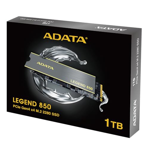Dysk SSD ADATA Legend 850 1TB M.2 2280 PCI-E x4 Gen4 NVMe (ALEG-850-1TCS) von ADATA