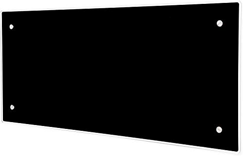 Adax CLea H - Intelligente Wifi Wandkonvektor - 400W, Schwarz | Elektroheizung Wandmontage | Elektroheizkörper - 340mm | Smartphone-Steuerung | LCD-Anzeige | Heizung Elektrisch | KWT | IP24C von ADAX
