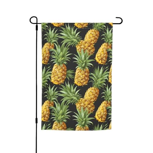 Ananas-Druck 30,5 x 45,7 cm Veranda-Flaggen für alle Jahreszeiten, Außenflaggen, Hofdekoration, Terrassenflagge, Innenhofdekoration Ananas-Druck 30,5 x 45,7 cm Veranda-Flaggen für alle Jahreszeiten, Außenflaggen, Hofdekoration, Terrassenflagge, Innenhofdekoration von ADAhgu