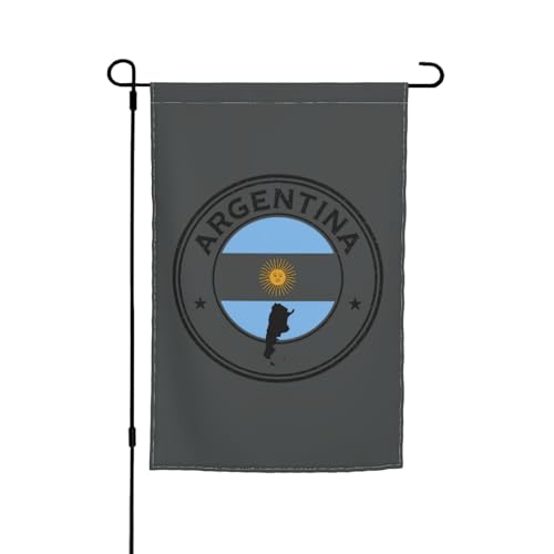 Argentinien-Flagge (3) Druck 30,5 x 45,7 cm Veranda-Flaggen für alle Jahreszeiten, Außenflaggen, Hofdekoration, Terrassenflagge, Innenhof-Dekoration von ADAhgu