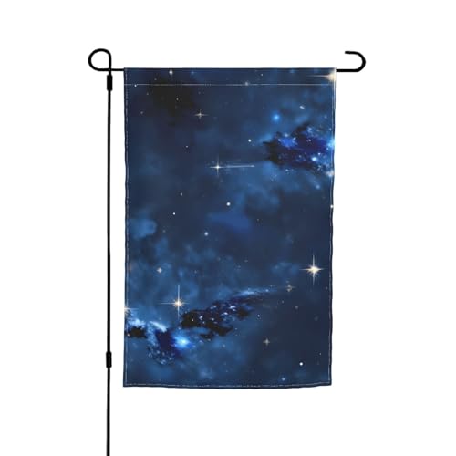 Blaue Galaxie-Druck, 30,5 x 45,7 cm, Veranda, Ganzjahresflaggen, Hofdekoration, Terrassen-Flagge, Innenhof-Dekoration Blaue Galaxie-Druck, 30,5 x 45,7 cm, Veranda, Ganzjahresflaggen, Hofdekoration, Terrassen-Flagge, Innenhof-Dekoration von ADAhgu