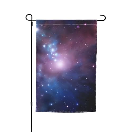 Blaue und violette Galaxie-Druck, 30,5 x 45,7 cm, Veranda, Ganzjahresflaggen, Hofdekoration, Terrassen-Flagge, Innenhof-Dekoration Blaue und violette Galaxie-Druck, 30,5 x 45,7 cm, Veranda, Ganzjahresflaggen, Hofdekoration, Terrassen-Flagge, Innenhof-Dekoration von ADAhgu