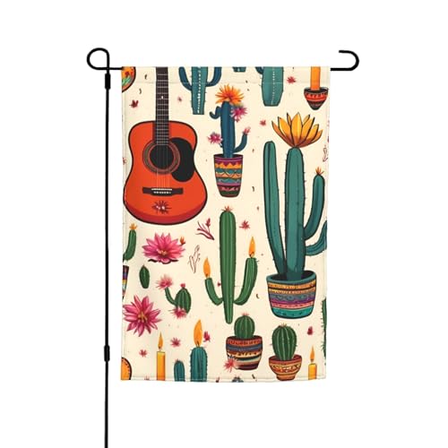 Blumen und Gitarren Druck 30,5 x 45,7 cm Veranda-Flaggen für alle Jahreszeiten, Außenflaggen, Hofdekoration, Terrassen-Flagge, Innenhof-Dekoration Blumen und Gitarren Druck 30,5 x 45,7 cm Veranda-Flaggen für alle Jahreszeiten, Außenflaggen, Hofdekoration, Terrassen-Flagge, Innenhof-Dekoration von ADAhgu