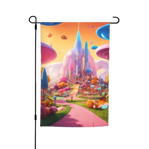 Candy Land Print 30,5 x 45,7 cm Veranda-Flaggen für alle Jahreszeiten, Außenflaggen, Hofdekoration, Terrassen-Flagge, Innenhof-Dekoration Candy Land Print 30,5 x 45,7 cm Veranda-Flaggen für alle Jahreszeiten, Außenflaggen, Hofdekoration, Terrassen-Flagge, Innenhof-Dekoration von ADAhgu