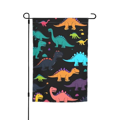 Dinosaurier-Muster-Druck, 30,5 x 45,7 cm, Veranda, Ganzjahresflaggen, Hofdekoration, Terrassen-Flagge, Innenhof-Dekoration Dinosaurier-Muster-Druck, 30,5 x 45,7 cm, Veranda, Ganzjahresflaggen, Hofdekoration, Terrassen-Flagge, Innenhof-Dekoration von ADAhgu