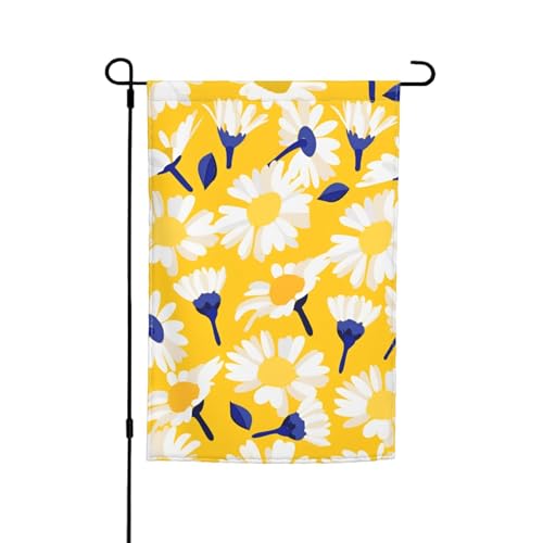 Flagge mit Blume und weißen Gänseblümchen, 30,5 x 45,7 cm, für Veranda, ganzjährig, für den Außenbereich, Hof-Dekoration, Terrassen-Flagge, Innenhof-Dekoration Flagge mit Blume und weißen Gänseblümchen, 30,5 x 45,7 cm, für Veranda, ganzjährig, für den Außenbereich, Hof-Dekoration, Terrassen-Flagge, Innenhof-Dekoration von ADAhgu