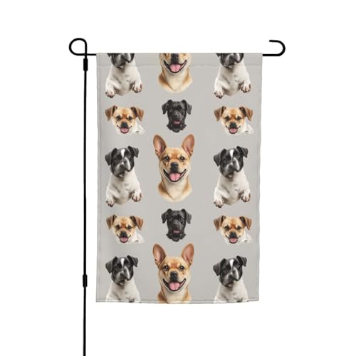 Französischer Hunde-Druck, 30,5 x 45,7 cm, Veranda-Flagge, Ganzjahresflagge, Hofdekoration, Terrassen-Flagge, Innenhof-Dekoration Französischer Hunde-Druck, 30,5 x 45,7 cm, Veranda-Flagge, Ganzjahresflagge, Hofdekoration, Terrassen-Flagge, Innenhof-Dekoration von ADAhgu