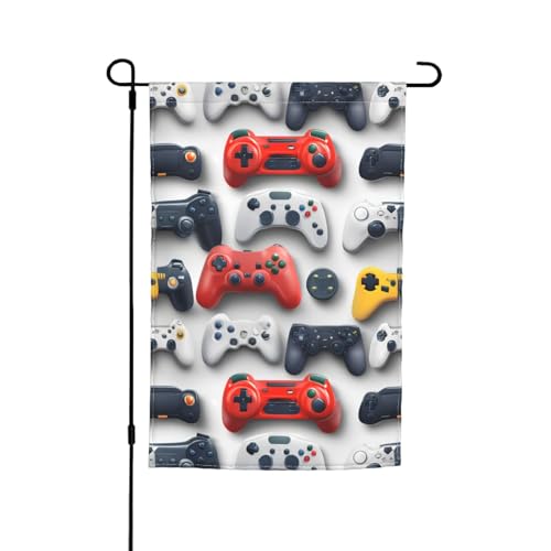 Game-Controller-Druck, 30,5 x 45,7 cm, Veranda, Ganzjahresflaggen, Hofdekoration, Terrassen-Flagge, Innenhof-Dekoration Game-Controller-Druck, 30,5 x 45,7 cm, Veranda, Ganzjahresflaggen, Hofdekoration, Terrassen-Flagge, Innenhof-Dekoration von ADAhgu