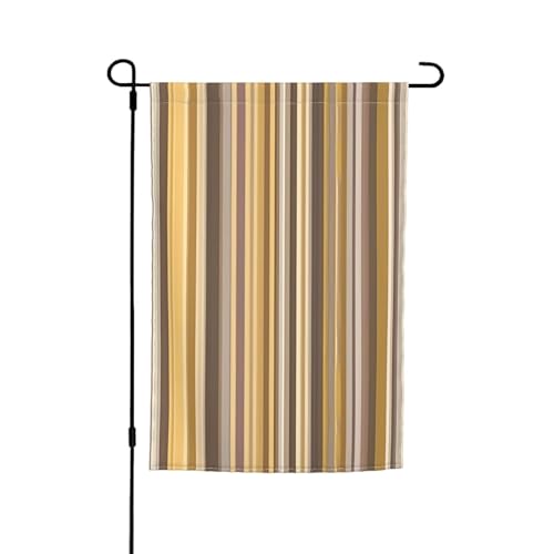 Gartenflaggen mit gelbem Streifendruck, 30,5 x 45,7 cm, für alle Jahreszeiten, für den Außenbereich, Terrasse, Hof, Dekoration Gartenflaggen mit gelbem Streifendruck, 30,5 x 45,7 cm, für alle Jahreszeiten, für den Außenbereich, Terrasse, Hof, Dekoration von ADAhgu