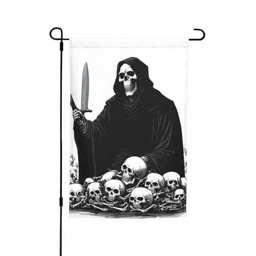 Halloween beweglicher Skelett-Schädel-Druck, 30,5 x 45,7 cm, Veranda, Ganzjahresflaggen, Hof-Dekoration, Terrassen-Flagge, Innenhof-Dekoration Halloween beweglicher Skelett-Schädel-Druck, 30,5 x 45,7 cm, Veranda, Ganzjahresflaggen, Hof-Dekoration, Terrassen-Flagge, Innenhof-Dekoration von ADAhgu