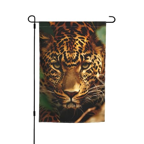Leopardenmuster, 30,5 x 45,7 cm, Veranda-Flaggen, Ganzjahresflagge, Hofdekoration, Terrassen-Flagge, Innenhof-Dekoration Leopardenmuster, 30,5 x 45,7 cm, Veranda-Flaggen, Ganzjahresflagge, Hofdekoration, Terrassen-Flagge, Innenhof-Dekoration von ADAhgu