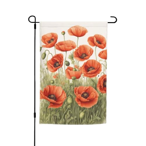 Mohnblumen-Druck, 30,5 x 45,7 cm, Veranda, Ganzjahresflaggen, Hofdekoration, Terrassen-Flagge, Innenhof-Dekoration Mohnblumen-Druck, 30,5 x 45,7 cm, Veranda, Ganzjahresflaggen, Hofdekoration, Terrassen-Flagge, Innenhof-Dekoration von ADAhgu