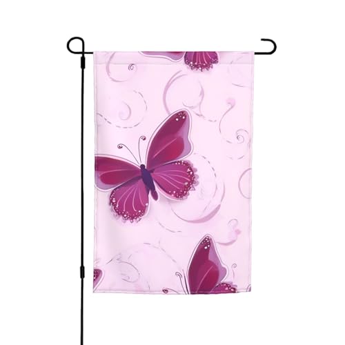 Roter Schmetterlings-Druck, 30,5 x 45,7 cm, Veranda, Ganzjahresflaggen, Hofdekoration, Terrassen-Flagge, Innenhof-Dekoration Roter Schmetterlings-Druck, 30,5 x 45,7 cm, Veranda, Ganzjahresflaggen, Hofdekoration, Terrassen-Flagge, Innenhof-Dekoration von ADAhgu