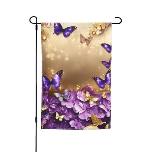 Violetter Schmetterlings-Druck, 30,5 x 45,7 cm, Veranda, Ganzjahresflaggen, Hofdekoration, Terrassen-Flagge, Innenhof-Dekoration Violetter Schmetterlings-Druck, 30,5 x 45,7 cm, Veranda, Ganzjahresflaggen, Hofdekoration, Terrassen-Flagge, Innenhof-Dekoration von ADAhgu