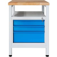 Werktisch Werkbank 3 Schubladen Arbeitstisch Werkzeugschrank 600x600x840 mm - ADB von ADB