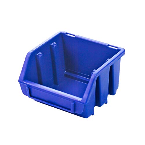 ADB Ergobox Gr. 1 blau 116x112x75mm Sichtlagerkasten Stapelbox Schütte von ADB