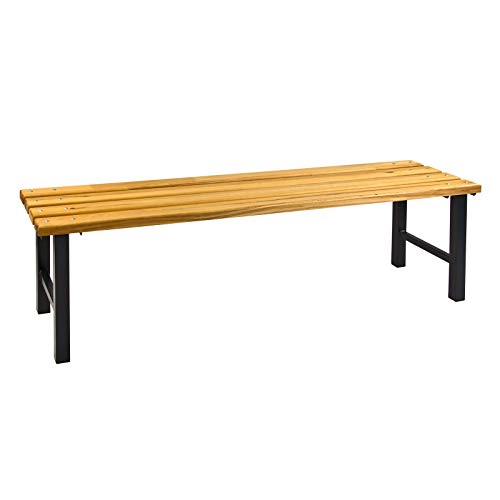 ADB Garderobenbank Umkleidebank Garderoben Sitzbank freistehend 1500x400x420 mm von ADB