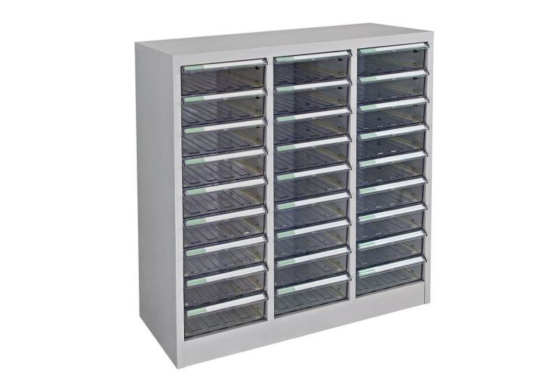 ADB Container ADB Schubladencontainer aus Metall 27 Schubladen 79,5 x 88 cm (B x H) von ADB