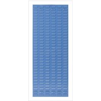 Schlitzplatte senkrecht 456 x 1177 mm Blau Werkzeugwand Werkstattwand - ADB von ADB