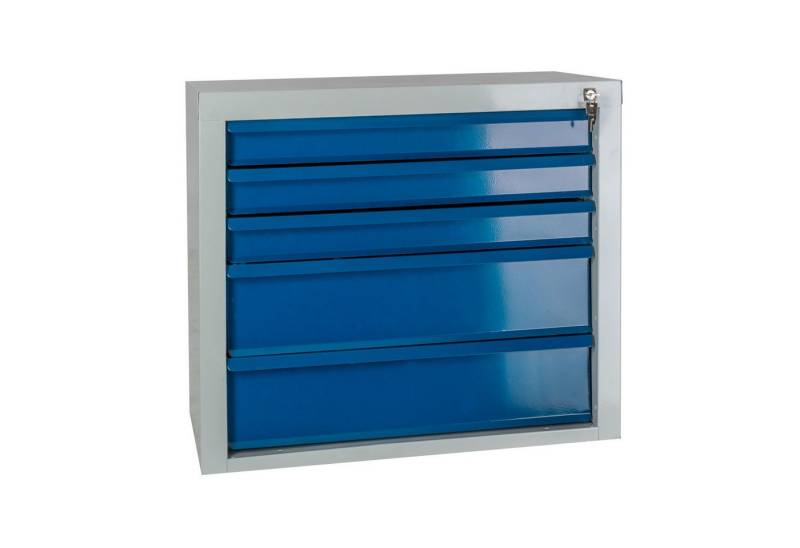 ADB Schubladenbox MAMMUT 5 Schubladen 70 x 60 cm (B x H) Lichtgrau / Lichtblau von ADB