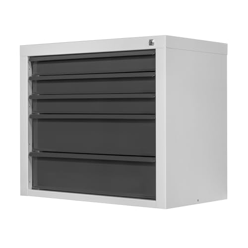ADB Schubladenschrank MAMMUT, Werkzeugschrank, Metallschrank, stabil & abschließbar, vollausziehbar für Werkstatt, Garage, Büro, Haushalt von ADB