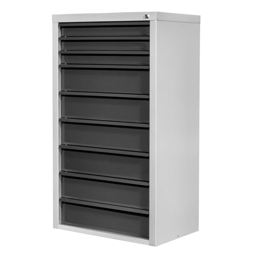 ADB Schubladenschrank MAMMUT, Werkzeugschrank, Metallschrank, stabil & abschließbar, vollausziehbar für Werkstatt, Garage, Büro, Haushalt von ADB