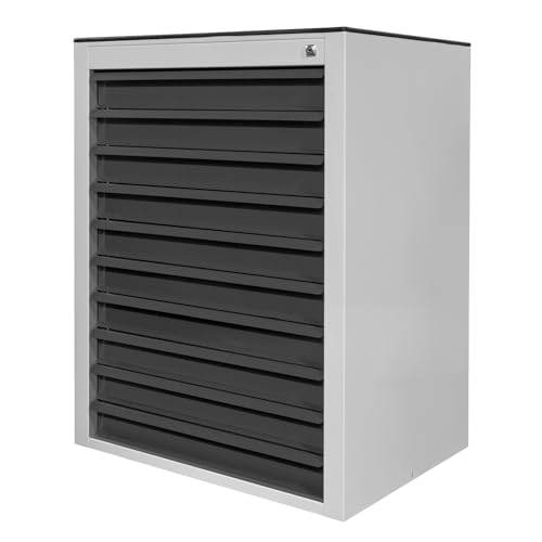 ADB Schubladenschrank MAMMUT, Werkzeugschrank, Metallschrank, stabil & abschließbar, vollausziehbar für Werkstatt, Garage, Büro, Haushalt von ADB