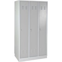 Umkleideschrank Kleiderspind Garderobenschrank Spind 3-türig 1775x890x500 mm - ADB von ADB