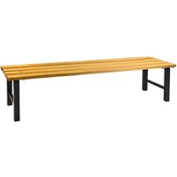 Garderobenbank Umkleidebank Garderoben Sitzbank freistehend 2000x400x420 mm - ADB von ADB