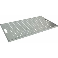 Lochboden Lochblech 85x49cm Bodenblech Chemikalienschrank Metallschrank Verzinkt von ADB