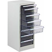 Metall Schubladencontainer Schubladenbox Schubladen-Schrank Container 8 Schübe von ADB