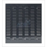 Schlitzplatte senkrecht 456 x 493 mm Grau Werkzeugwand Werkstattwand - ADB von ADB