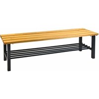 Sitzbank Umkleidebank Garderobenbank mit Schuhrost L1500xB400xH420mm - ADB von ADB