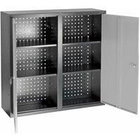 Wandschrank 100x30x100cm Hängeschrank Werkstattschrank Werkzeugschrank - ADB von ADB