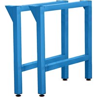 Werkbankfuß 2er Set Gestell Stützfuß für Werkbänke 700x850mm Lichtblau - ADB von ADB