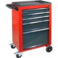 Werkstattwagen Basic mit 5 Schubladen rot Werkzeugwagen Rollwagen - ADB Werkstattwagen Basic mit 5 Schubladen rot Werkzeugwagen Rollwagen - ADB von ADB