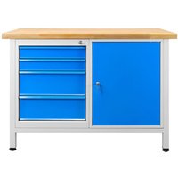 Werkzeugtisch Werkbank Werkstatt Arbeitstisch Werktisch 4 Schubladen 1 Tür - ADB Werkzeugtisch Werkbank Werkstatt Arbeitstisch Werktisch 4 Schubladen 1 Tür - ADB von ADB