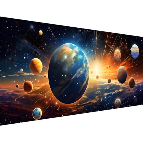 ADCCAT Diamond Painting Groß XXL 125x50cm, 5D Diamond Painting Traum Planet, DIY Full Diamond Painting Eckige Steine Bastelset Erwachsene, Malen Nach Zahlen Diamond Painting Geschenk Zimmer Deko t-8 ADCCAT Diamond Painting Groß XXL 125x50cm, 5D Diamond Painting Traum Planet, DIY Full Diamond Painting Eckige Steine Bastelset Erwachsene, Malen Nach Zahlen Diamond Painting Geschenk Zimmer Deko t-8 von ADCCAT