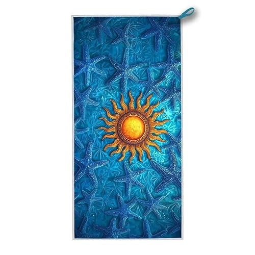 Mikrofaser Strandtuch, 200x100 cm Strandtuch XXL Blau, Microfaser Strandhandtücher mit Tasche, Schnell Trocknende und Leichte Stranddecke Sandfrei, für Strand Schwimmen Pool, Geschenke für Frauen F-23 Mikrofaser Strandtuch, 200x100 cm Strandtuch XXL Blau, Microfaser Strandhandtücher mit Tasche, Schnell Trocknende und Leichte Stranddecke Sandfrei, für Strand Schwimmen Pool, Geschenke für Frauen F-23 von ADCCAT