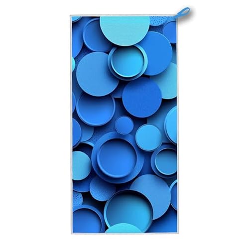 Mikrofaser Strandtuch, 200x100 cm Strandtuch XXL Blau, Microfaser Strandhandtücher mit Tasche, Schnell Trocknende und Leichte Stranddecke Sandfrei, für Strand Schwimmen Pool, Geschenke für Frauen G-63 Mikrofaser Strandtuch, 200x100 cm Strandtuch XXL Blau, Microfaser Strandhandtücher mit Tasche, Schnell Trocknende und Leichte Stranddecke Sandfrei, für Strand Schwimmen Pool, Geschenke für Frauen G-63 von ADCCAT