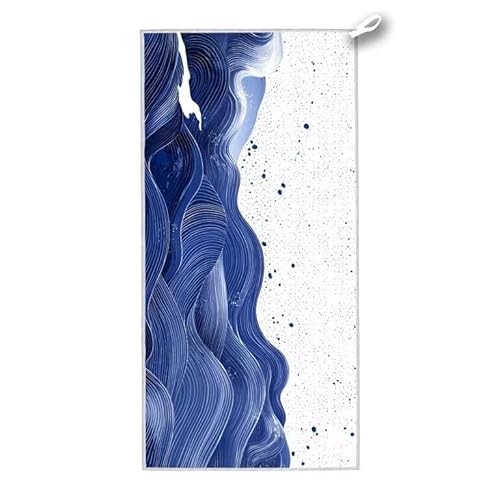 Mikrofaser Strandtuch, 200x100 cm Strandtuch XXL Blau, Microfaser Strandhandtücher mit Tasche, Schnell Trocknende und Leichte Stranddecke Sandfrei, für Strand Schwimmen Pool, Geschenke für Frauen S-31 Mikrofaser Strandtuch, 200x100 cm Strandtuch XXL Blau, Microfaser Strandhandtücher mit Tasche, Schnell Trocknende und Leichte Stranddecke Sandfrei, für Strand Schwimmen Pool, Geschenke für Frauen S-31 von ADCCAT