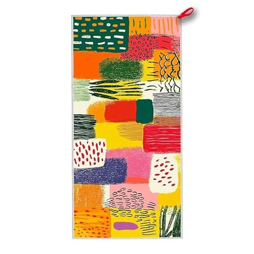 Mikrofaser Strandtuch, 200x100 cm Strandtuch XXL Farbe, Microfaser Strandhandtücher mit Tasche, Schnell Trocknende und Leichte Stranddecke Sandfrei, für Strand Schwimmen Pool, Geschenke für Frauen F-1 Mikrofaser Strandtuch, 200x100 cm Strandtuch XXL Farbe, Microfaser Strandhandtücher mit Tasche, Schnell Trocknende und Leichte Stranddecke Sandfrei, für Strand Schwimmen Pool, Geschenke für Frauen F-1 von ADCCAT