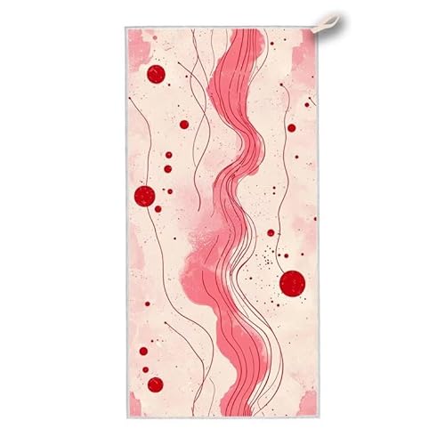 Mikrofaser Strandtuch, 200x100 cm Strandtuch XXL Rosa, Microfaser Strandhandtücher mit Tasche, Schnell Trocknende und Leichte Stranddecke Sandfrei, für Strand Schwimmen Pool, Geschenke für Frauen G-97 Mikrofaser Strandtuch, 200x100 cm Strandtuch XXL Rosa, Microfaser Strandhandtücher mit Tasche, Schnell Trocknende und Leichte Stranddecke Sandfrei, für Strand Schwimmen Pool, Geschenke für Frauen G-97 von ADCCAT