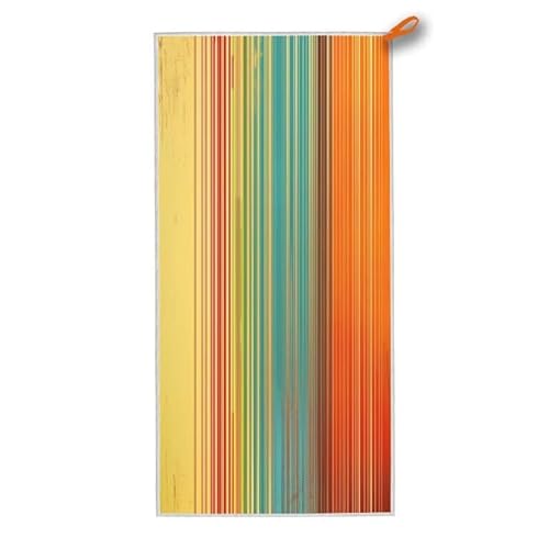 Strandtuch XXL, 160 x 80 cm Mikrofaser Handtuch mit Tasche, Schnell Trocknend, Leicht, Sandfrei Strandtuch, Mikrofaser Strandhandtuch Groß für Strand Reise Urlaub Schwimmen Camping Sport, (Farbe) D-52 von ADCCAT
