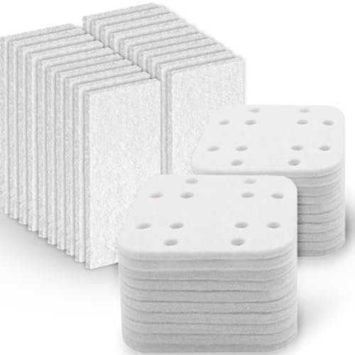 ADDFRESH Luftbefeuchter-Aroma-Pads und Mineralaufnahme-Pads für Levoit LV600HH, LV600S, OasisMist450S – weiße Entkalkungspads und Ersatzdochtfilter, 40 Stück von ADDFRESH