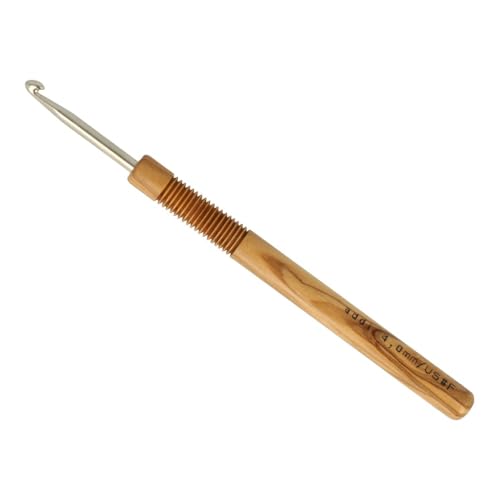 Addi Nature Häkelnadel aus Olivenholz, 15 cm, 4 mm - Qualität und Präzision von Addi